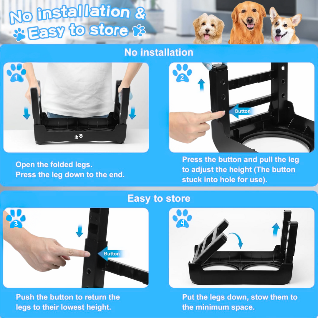 PetLift 3-in-1 Feeder
