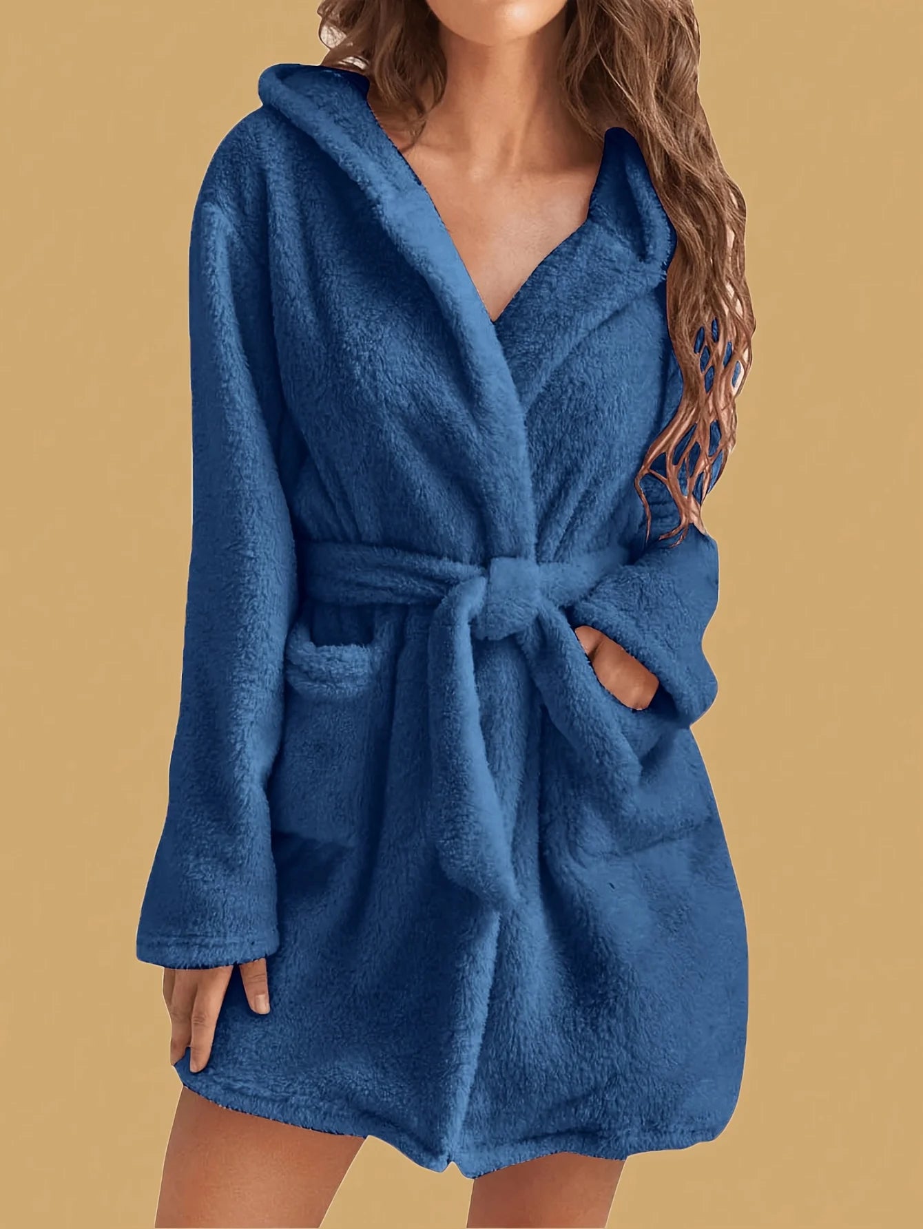 Women's hooded robe