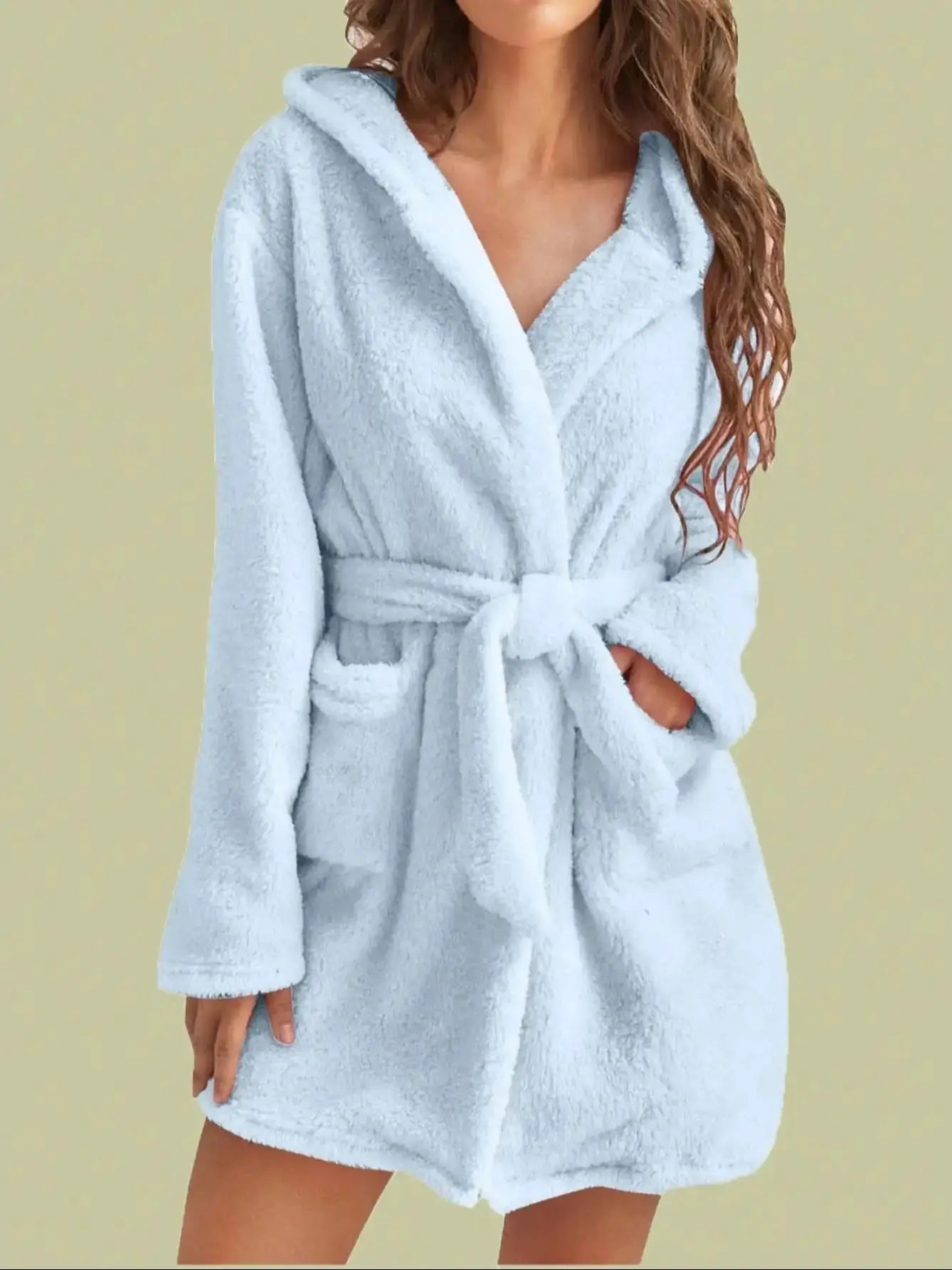 Women's hooded robe
