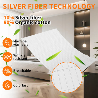 EarthVeil™ Grounding Bedsheet