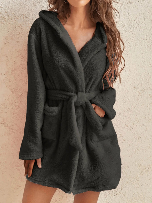 Women's hooded robe