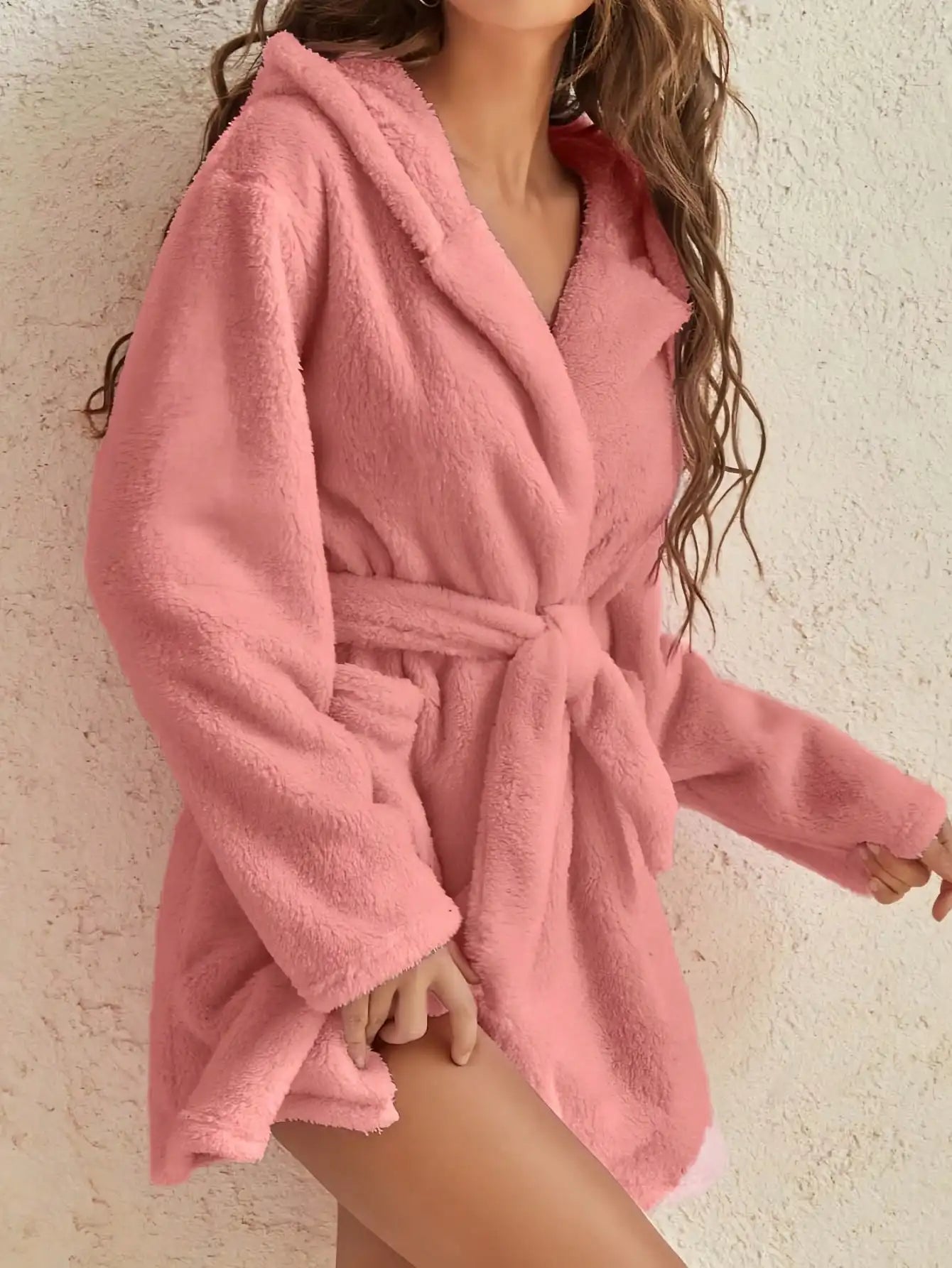Women's hooded robe