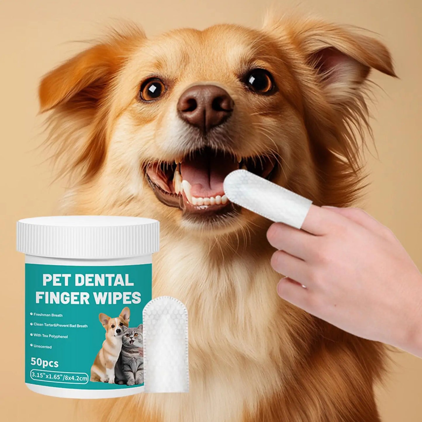 Pet Teeth Cleaning Wipes