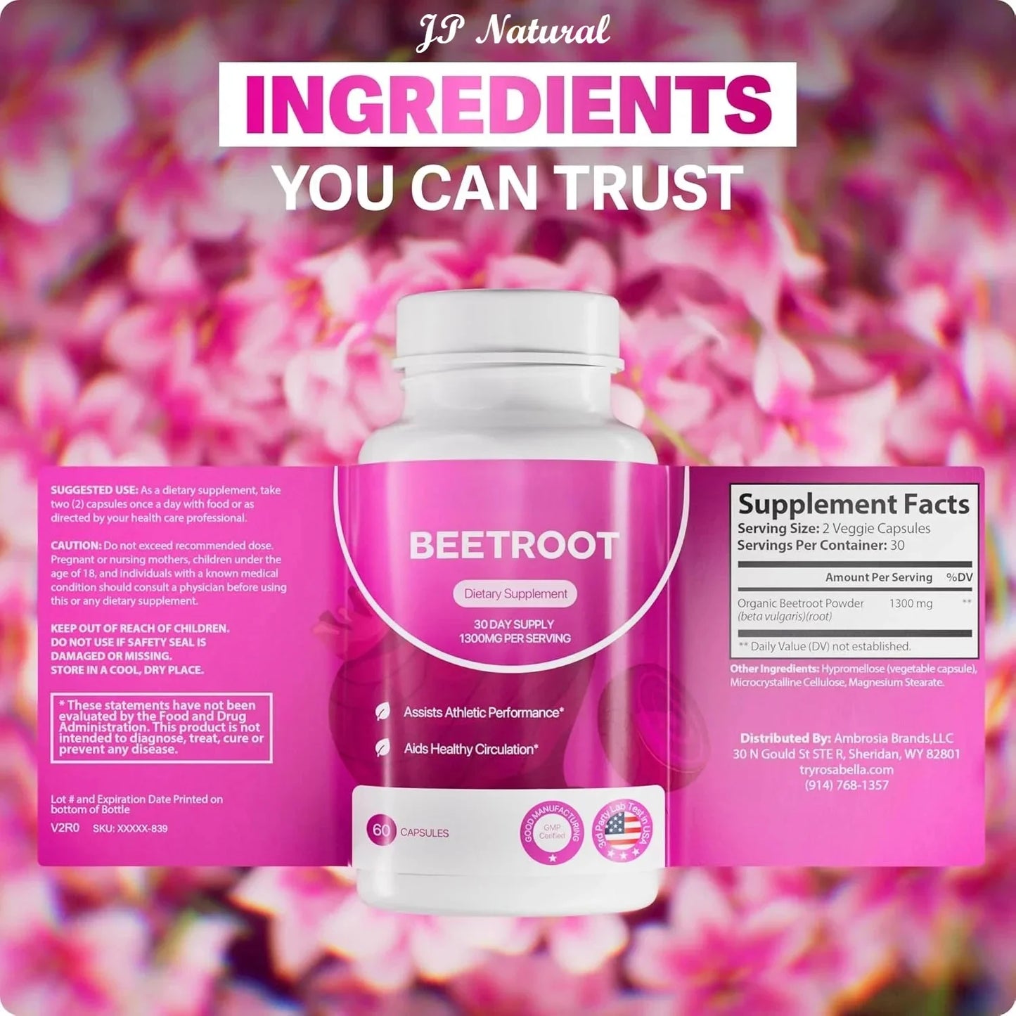 VitalRoot -Beet Root Capsules