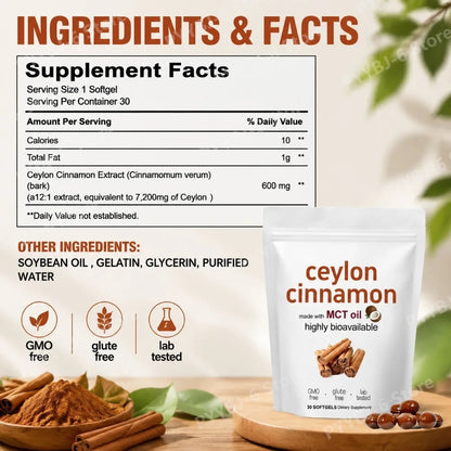 Insulana -Ceylon Cinnamon Soft gels