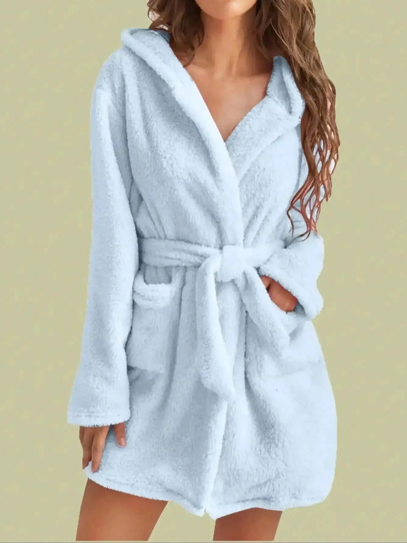 Women's hooded robe