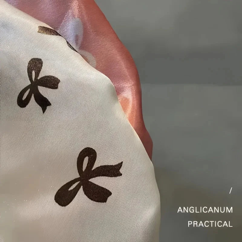 1Pc Double Layered Shower Cap for Women'S Waterproof Foldable Printed Design Bath Cap Kitchen Oil Fume Dust Prevention Headgear