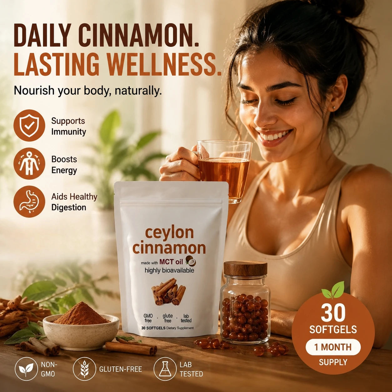 Insulana -Ceylon Cinnamon Soft gels