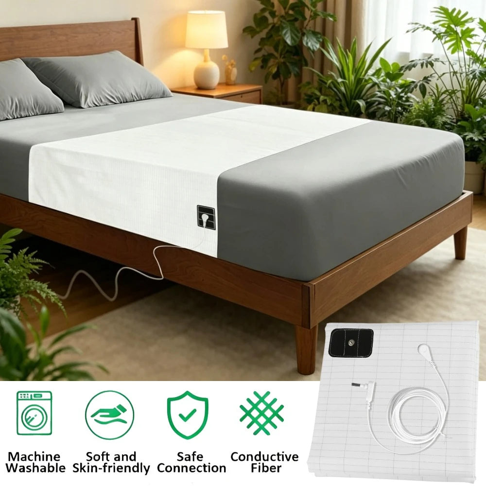 EarthVeil™ Grounding Bedsheet