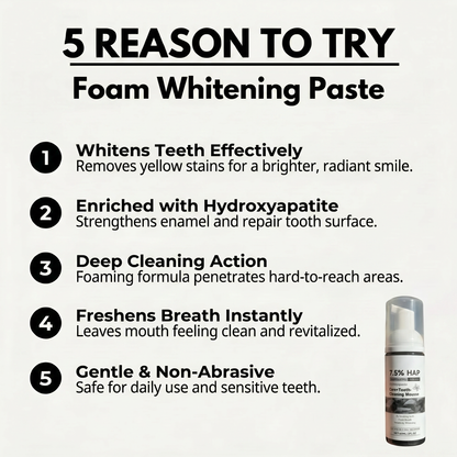 Foam Whitening Paste