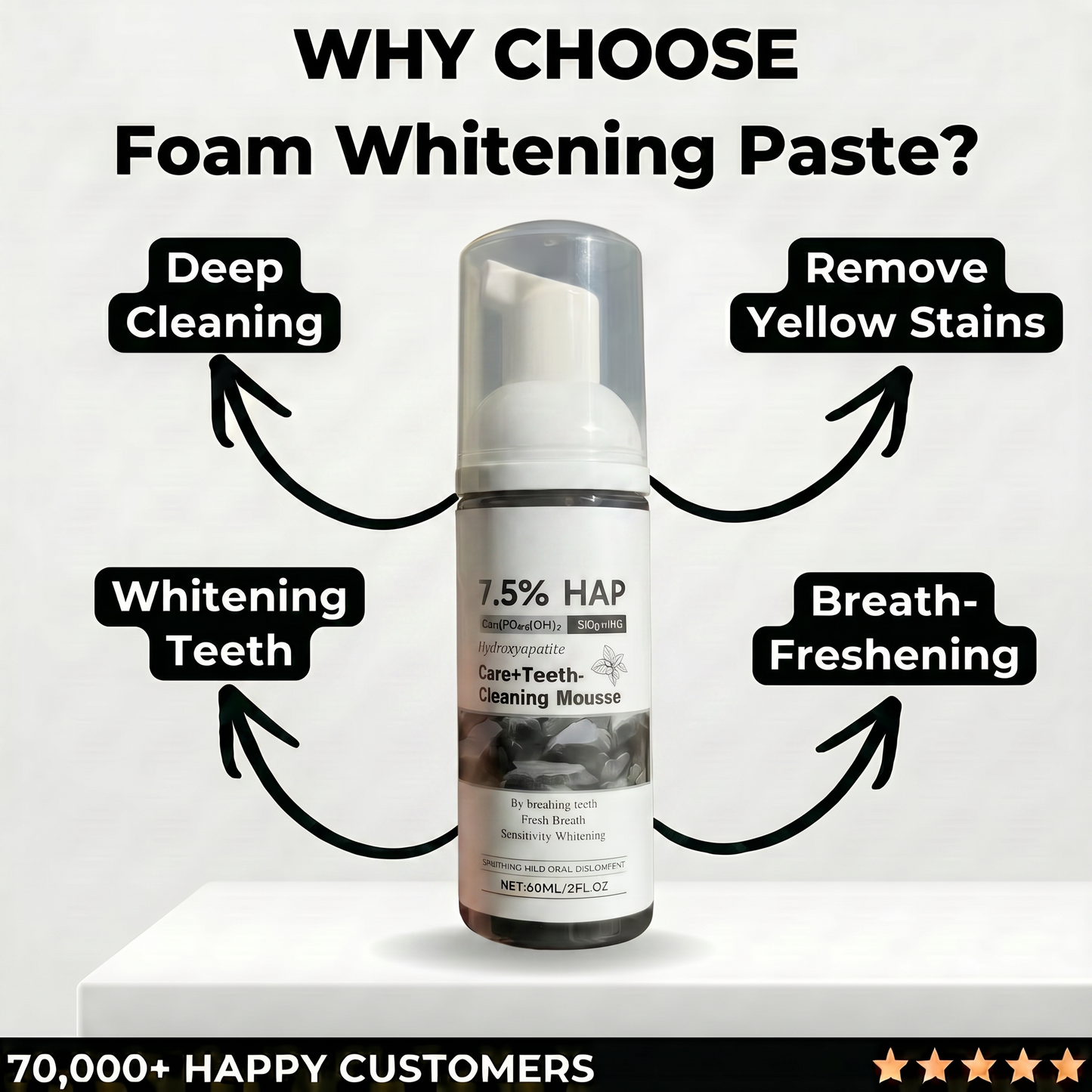 Foam Whitening Paste