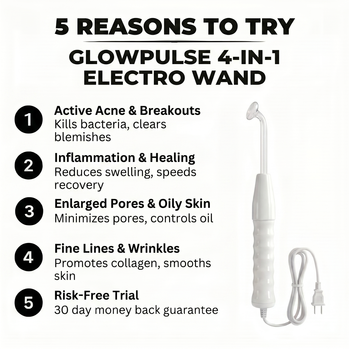 GlowPulse 4-in-1 Electro Wand