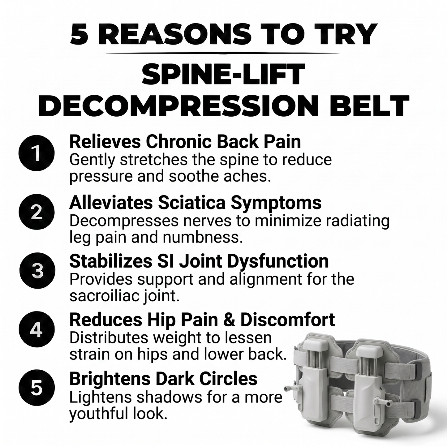 SpineLift Decompression Belt