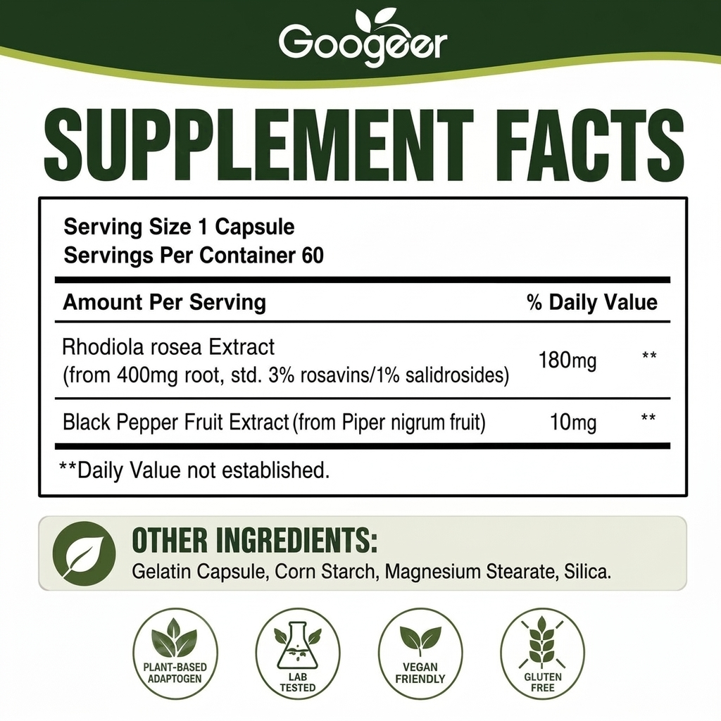 Rhodiola Rosea Capsules