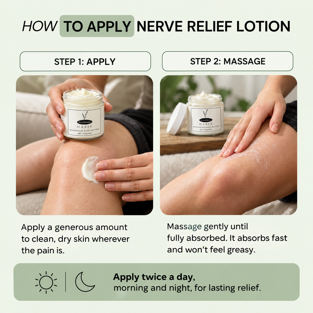 WoodSleep- Nerve Relief Lotion