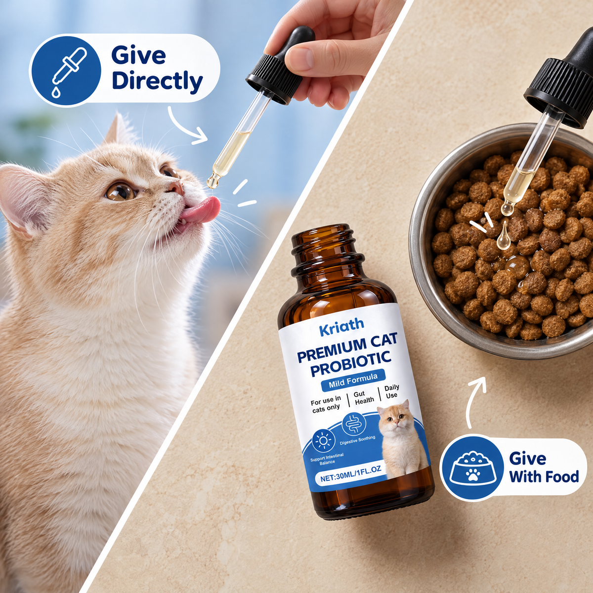 Kriath -Cat Probiotic Drops