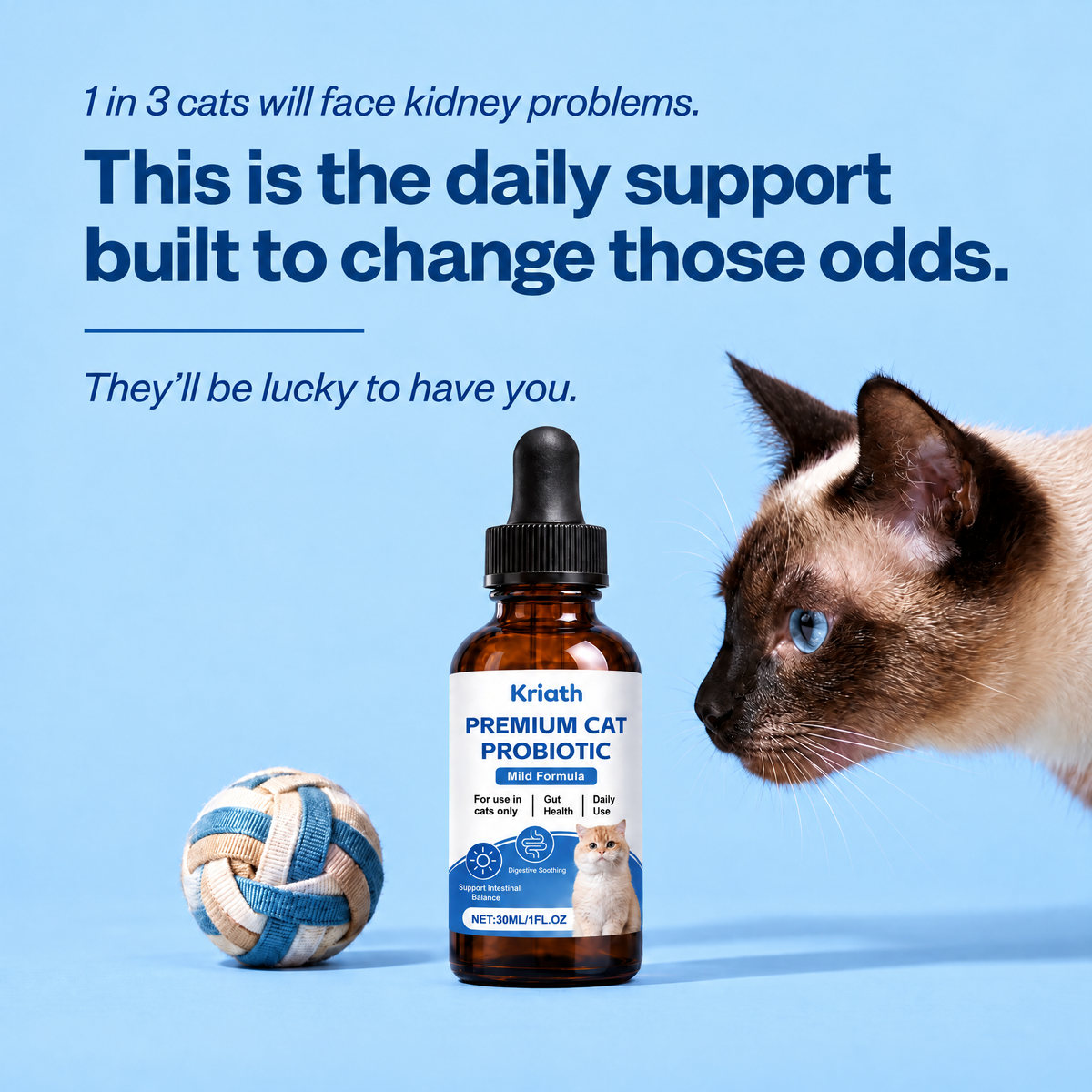 Kriath -Cat Probiotic Drops