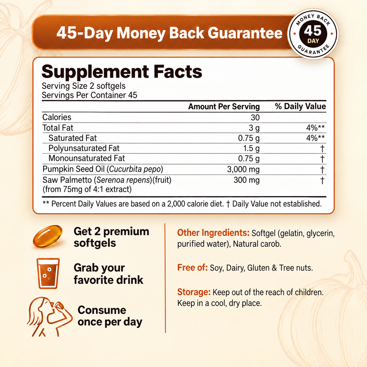 HairViva™ – Pumpkin Seed Oil Plus