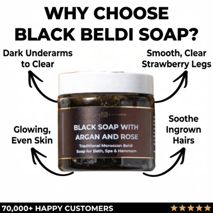 Black Beldi Exfoliating Soap