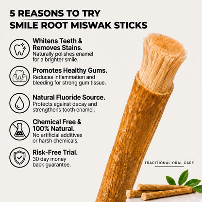 Smile Root Miswak Sticks