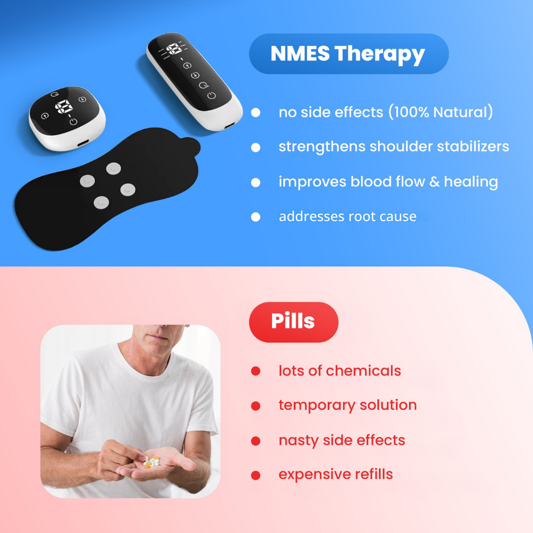 Muscle massager EMS Heating Massage Pad Remote Control Heat Patch for Neck Back Shoulder Leg Rechargeable Pain Relief