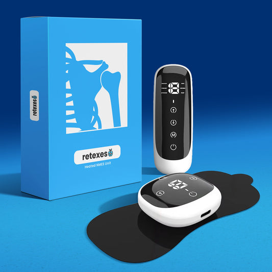 Muscle massager EMS Heating Massage Pad Remote Control Heat Patch for Neck Back Shoulder Leg Rechargeable Pain Relief